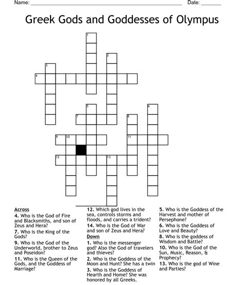 King of the underworld in ancient greek myth crossword In ancient Roman mythology, Pluto was considered a god of the Underworld and ruled over the realm of the dead, where souls would go after death